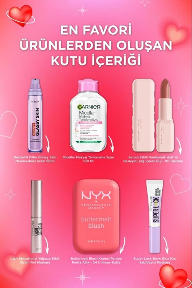 Güzellik Favorilerinden Oluşan Hediye Kutusu